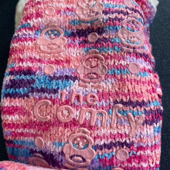 The Comfy Slipper Socks in Pink Multi - women’s size 6-10 - Christmas gifts! - Picture 2 of 12